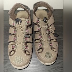 Eddie Bauer Womens Blakely Tan Hiking Walking Shoes Size 10